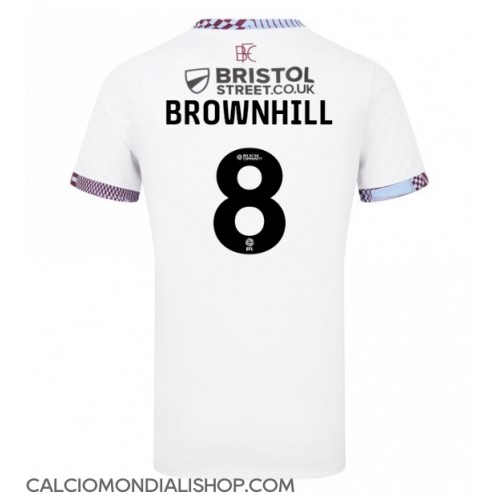 Maglie da calcio Burnley Josh Brownhill #8 Terza Maglia 2024-25 Manica Corta